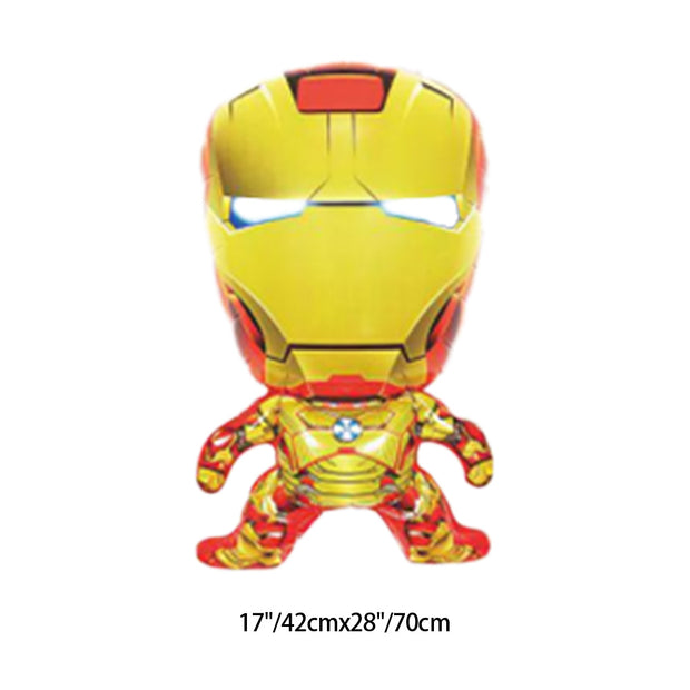 Iron Man Labubu Helium Luftballon – XXL Folienballon 45 x 83 cm für Party & Deko