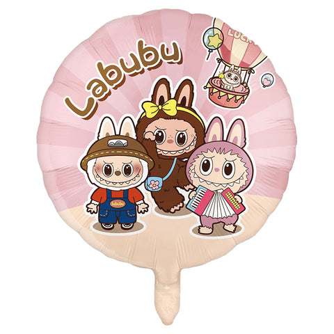 Labubu Helium Luftballon – XXL Folienballon 45 cm für Party & Deko