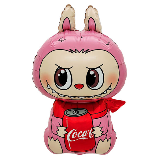 Cola Labubu Helium Luftballon – XXL Folienballon 45 x 83 cm für Party & Deko